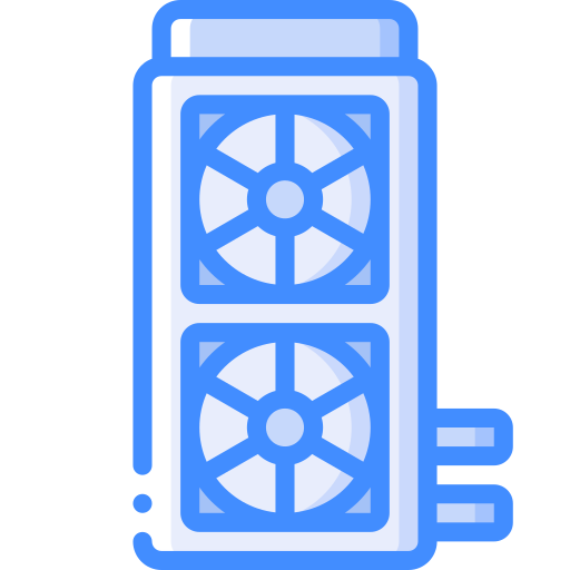 Air conditioning Basic Miscellany Blue icon