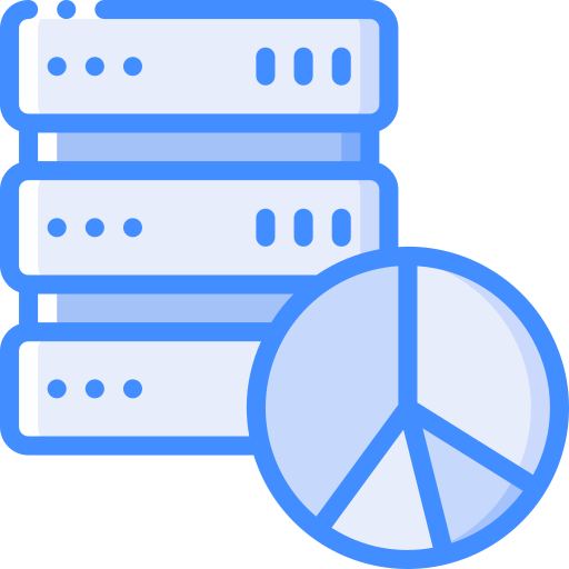 Server Basic Miscellany Blue icon