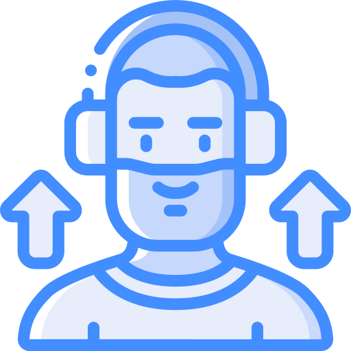 Man Basic Miscellany Blue icon