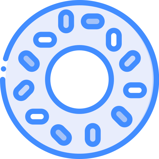 도넛 Basic Miscellany Blue icon