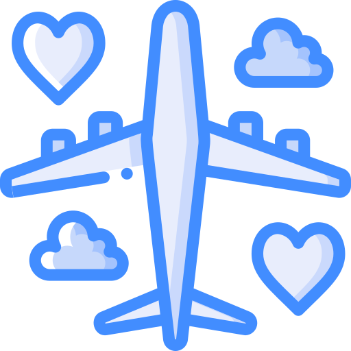 飛行機 Basic Miscellany Blue icon