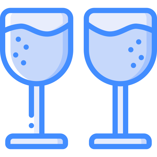 alcoholische dranken Basic Miscellany Blue icoon