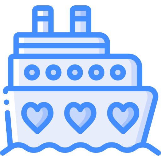 statek wycieczkowy Basic Miscellany Blue ikona