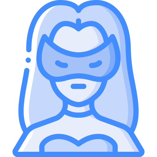 여성 Basic Miscellany Blue icon