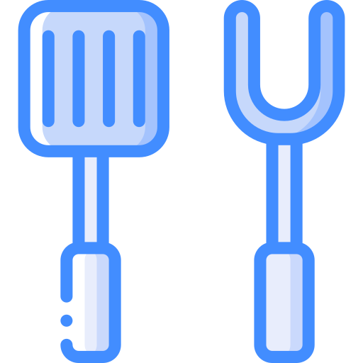 Équipement de barbecue Basic Miscellany Blue Icône