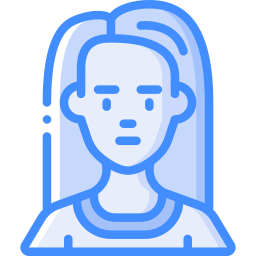 여성 Basic Miscellany Blue icon