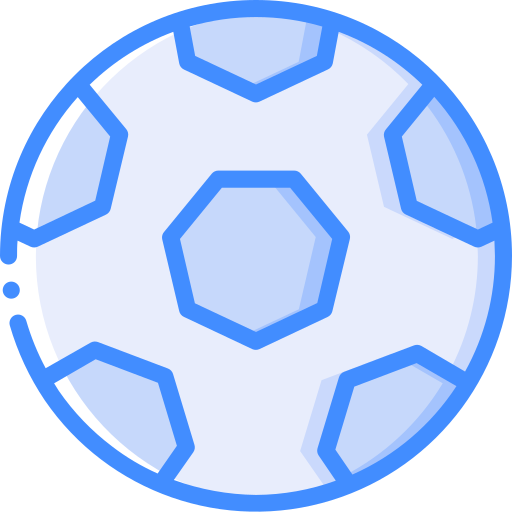 football Basic Miscellany Blue Icône