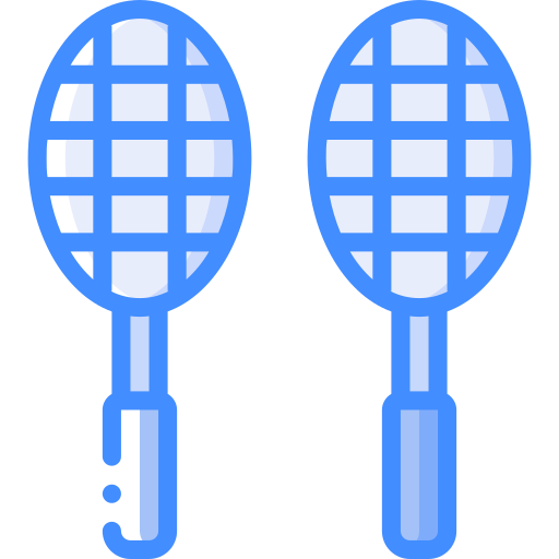 tennisracket Basic Miscellany Blue icoon