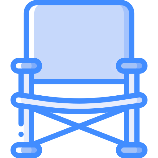 silla de camping Basic Miscellany Blue icono