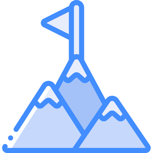 Mountains Basic Miscellany Blue icon