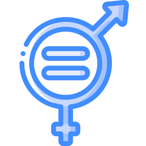 Gender Basic Miscellany Blue icon