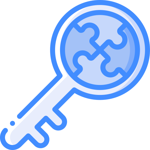sleutel Basic Miscellany Blue icoon