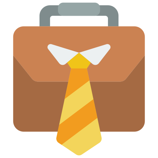 Briefcase Basic Miscellany Flat icon