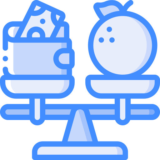 Scales Basic Miscellany Blue icon