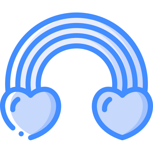 무지개 Basic Miscellany Blue icon