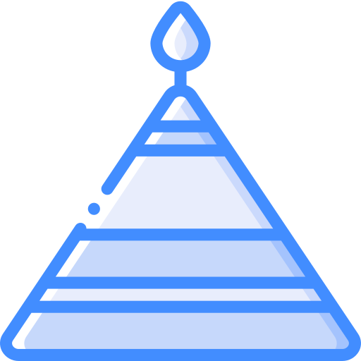 피라미드 Basic Miscellany Blue icon