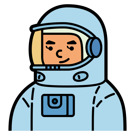 astronauta Ultimatearm Lineal Color ikona