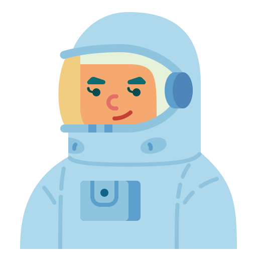 astronauta Ultimatearm Flat icona