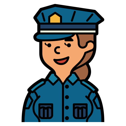 policja Ultimatearm Lineal Color ikona