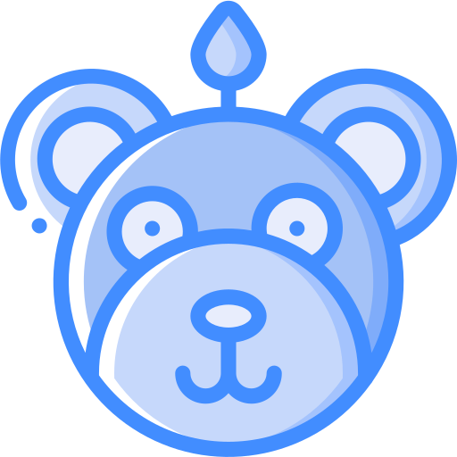 Gummy bear Basic Miscellany Blue icon