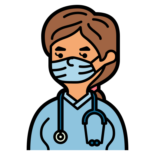 verpleegkundige Ultimatearm Lineal Color icoon