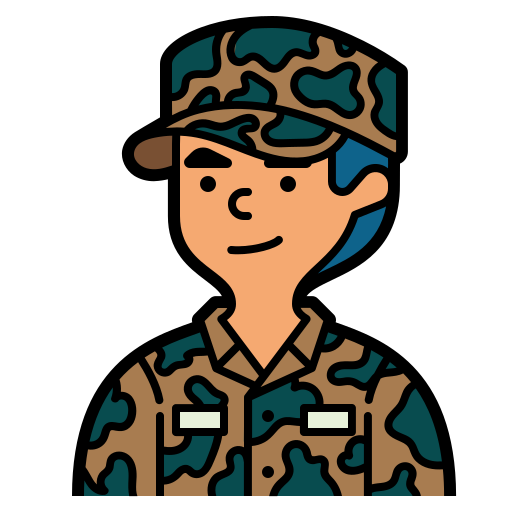 Żołnierz Ultimatearm Lineal Color ikona