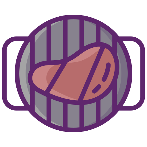 grill Flaticons Lineal Color icon