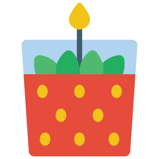Strawberry Basic Miscellany Flat icon