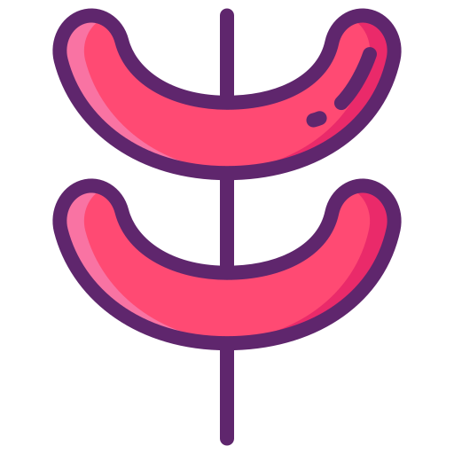 Sausage Flaticons Lineal Color icon