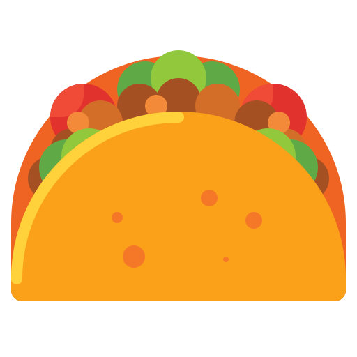 taco Flaticons Flat icono