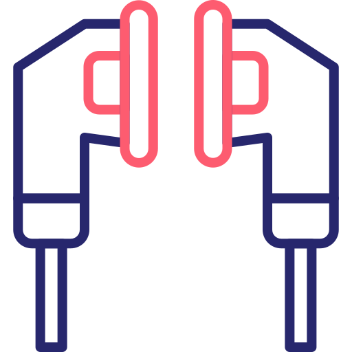 słuchawka Generic Outline Color ikona