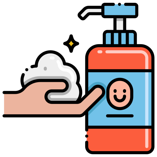 Face wash Flaticons Lineal Color icon