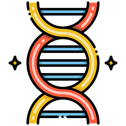 Genetics Flaticons Lineal Color icon