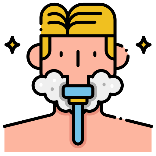 Shaving Flaticons Lineal Color icon