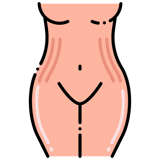 Stretch marks Flaticons Lineal Color icon