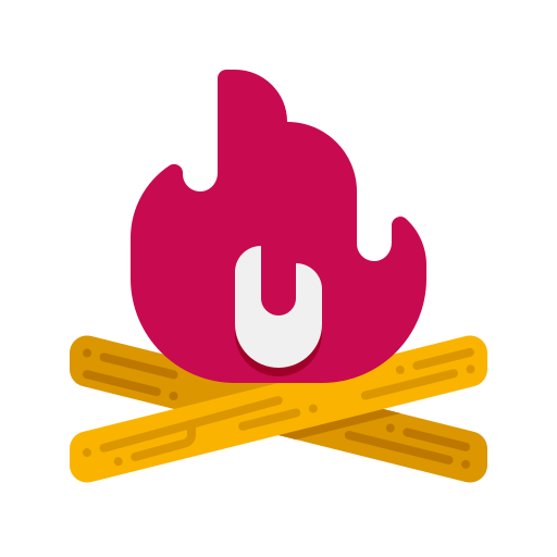 たき火 Flaticons Flat icon