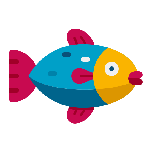 pez Flaticons Flat icono