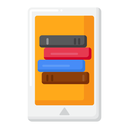 e-boeken Flaticons Flat icoon