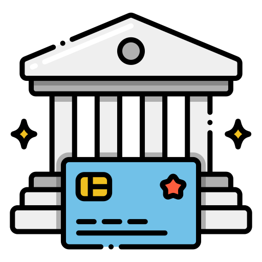 bankpas Flaticons Lineal Color icoon