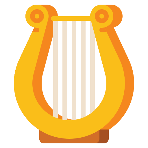 harp Flaticons Flat icoon