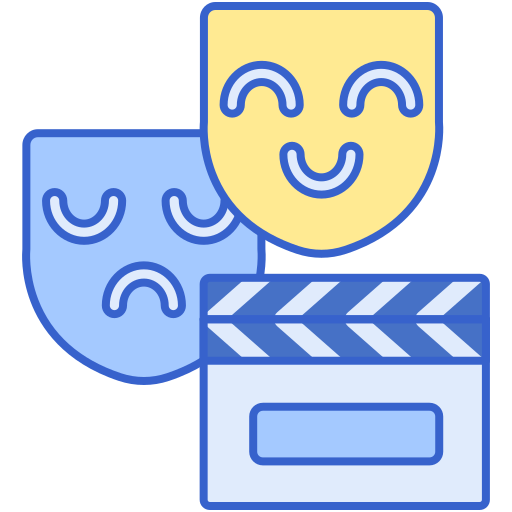 Film industry Flaticons Lineal Color icon