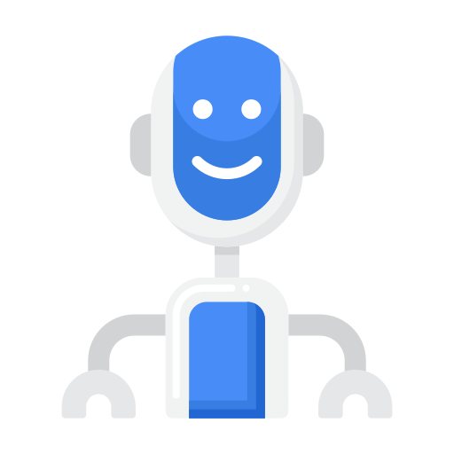 Робот-помощник Flaticons Flat иконка