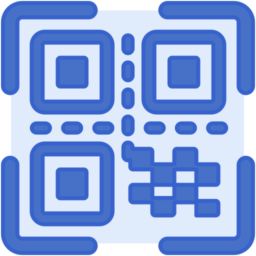qr code Flaticons Lineal Color Icône