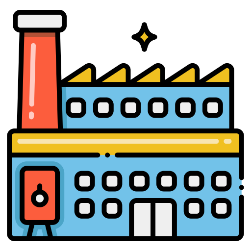 usine Flaticons Lineal Color Icône