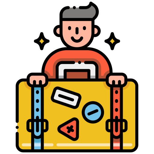 Traveler Flaticons Lineal Color icon