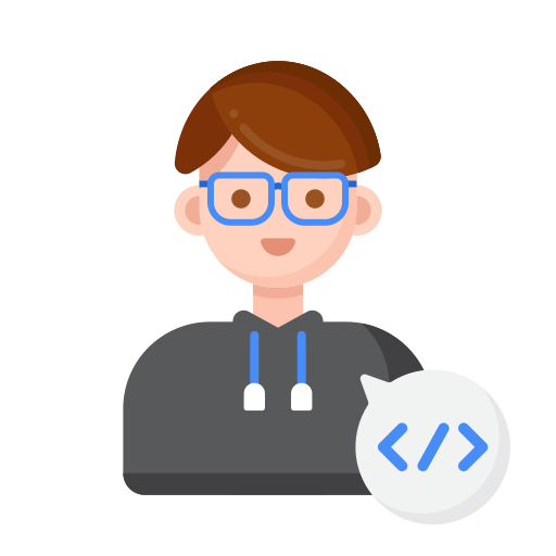 desarrollador de software Flaticons Flat icono