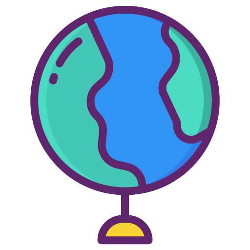 glob Flaticons Lineal Color ikona