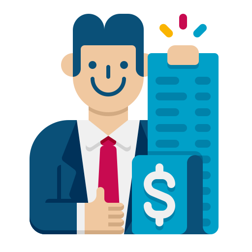 Accountant Flaticons Flat icon