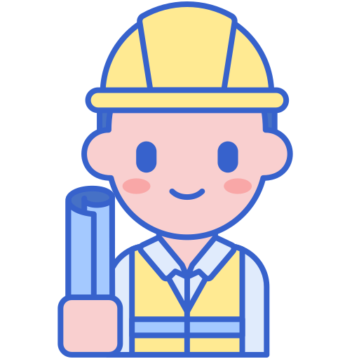 Civil engineering Flaticons Lineal Color icon