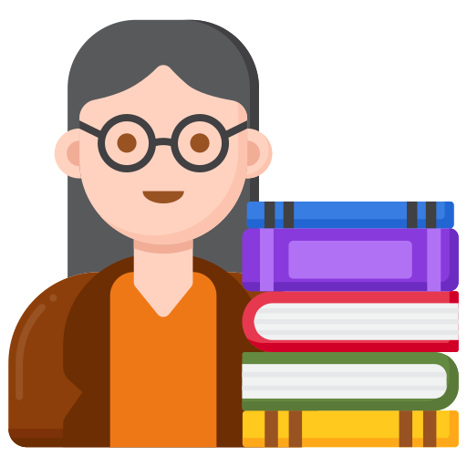 bibliotecario Flaticons Flat icono